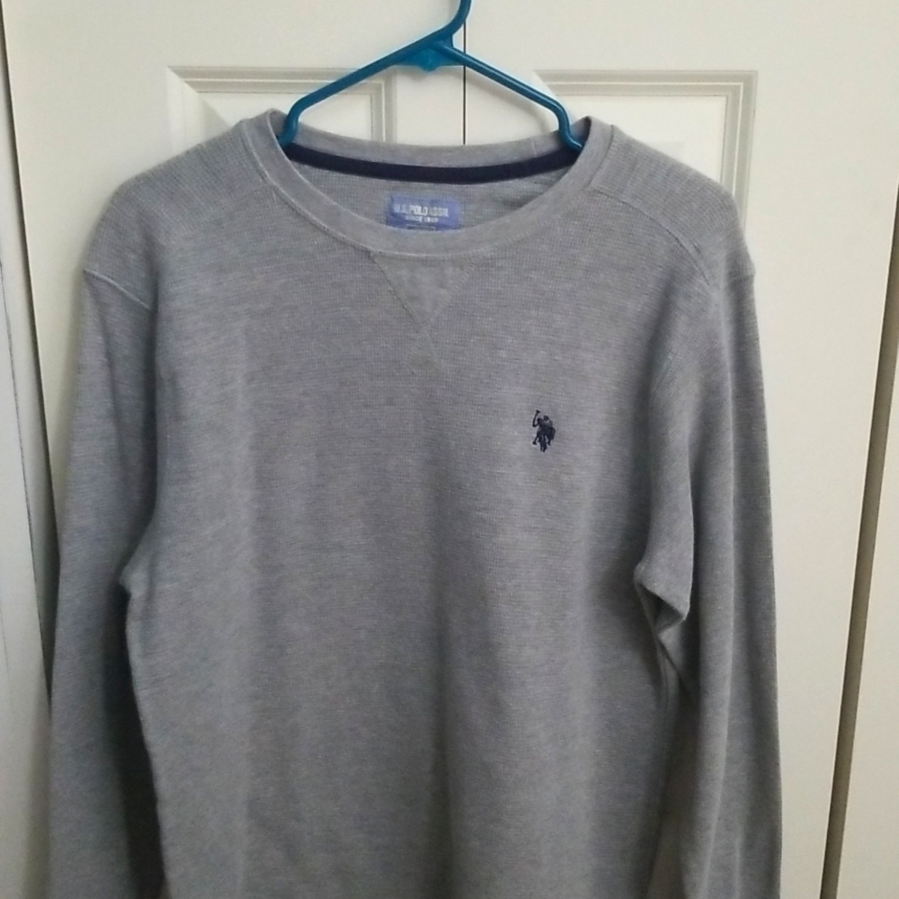 US Polo Assn Grey Sweater Size Large